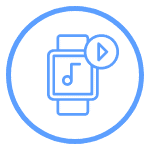 Fitbit smartwatch icon